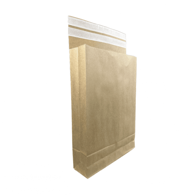 Poštovní taška hnědá 30×8×43 cm, klopa 11 cm