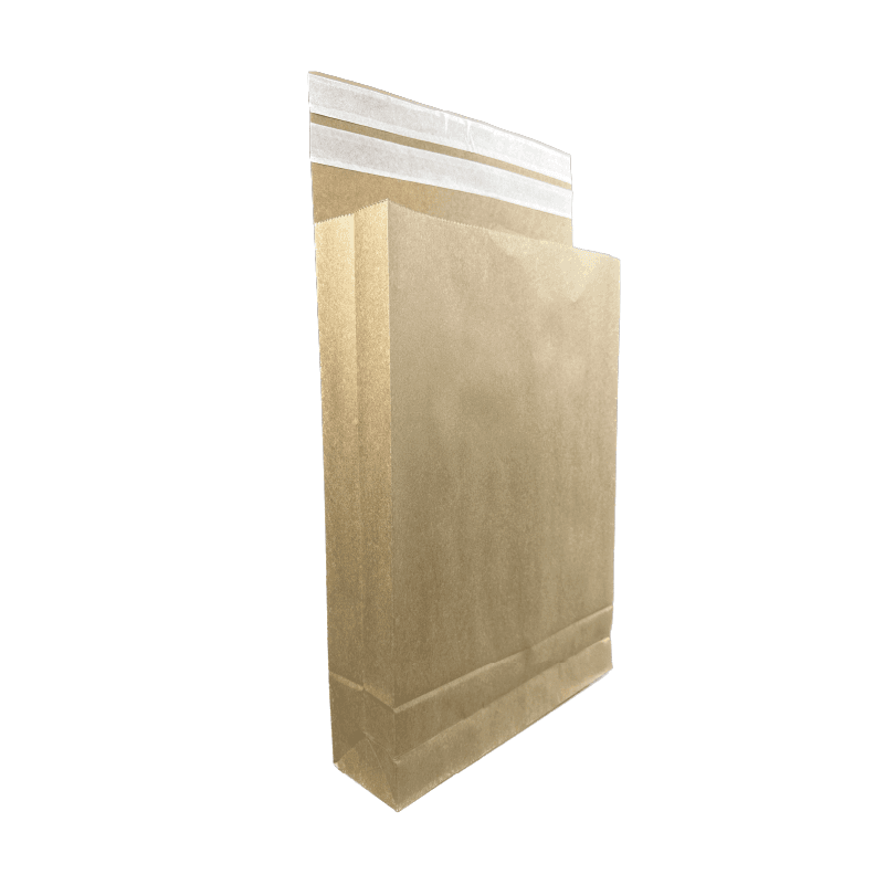 Poštovní taška hnědá 30×8×43 cm, klopa 11 cm